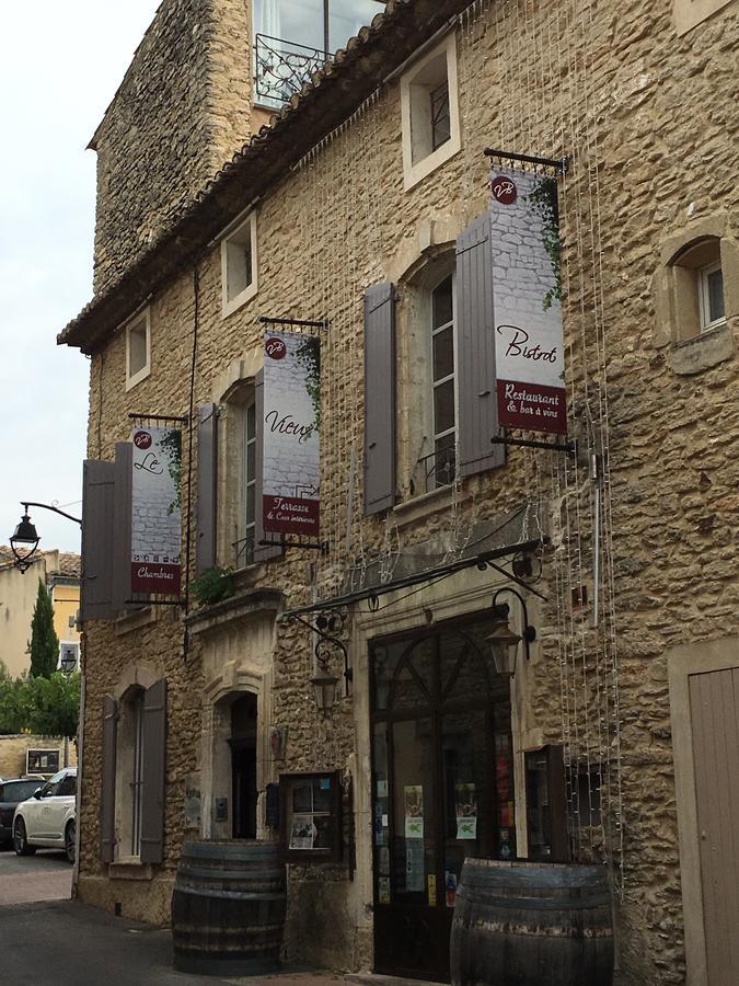 Le Vieux Bistrot Otel Cabrières-dʼAvignon Dış mekan fotoğraf